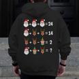 Order Of Operations Math Teacher Christmas Men Zip Up Hoodie Back Print, funny design Order Of Operations Math Teacher Christmas Men Zip Up Hoodie Back Print, funny design