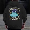 Pajama Day School Spirit Week Fun Cloud Teacher Student Men Zip Up Hoodie Back Print, funny design Pajama Day School Spirit Week Fun Cloud Teacher Student Men Zip Up Hoodie Back Print, funny design