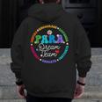 PARA Dream Team Teacher Paraprofessional Paraeducator Men Zip Up Hoodie Back Print, funny design PARA Dream Team Teacher Paraprofessional Paraeducator Men Zip Up Hoodie Back Print, funny design