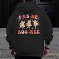 Pas De BOO-Rée Ballet Ghost Dancer Dance Teacher Halloween Men Zip Up Hoodie Back Print, funny design Pas De BOO-Rée Ballet Ghost Dancer Dance Teacher Halloween Men Zip Up Hoodie Back Print, funny design