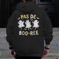 Pas De BOO-Rée Ghost Ballet Dancer Halloween Dance Teacher Men Zip Up Hoodie Back Print, funny design Pas De BOO-Rée Ghost Ballet Dancer Halloween Dance Teacher Men Zip Up Hoodie Back Print, funny design