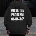 PEMDAS Math Problem 67 Meme Elementary Teacher Joke Men Zip Up Hoodie Back Print, funny design PEMDAS Math Problem 67 Meme Elementary Teacher Joke Men Zip Up Hoodie Back Print, funny design