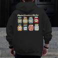 Physical Education Is My Jam Sports PE Coach Teacher Men Zip Up Hoodie Back Print, Pe Teacher Gifts, funny design