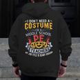 Physical Education School PE Teacher Halloween Costume Men Women Men Zip Up Hoodie Back Print, Pe Teacher Gifts, funny design Physical Education School PE Teacher Halloween Costume Men Women Men Zip Up Hoodie Back Print, Pe Teacher Gifts, funny design