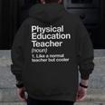 Physical Education Teacher Definition Sports PE School Men Zip Up Hoodie Back Print, Pe Teacher Gifts, funny design Physical Education Teacher Definition Sports PE School Men Zip Up Hoodie Back Print, Pe Teacher Gifts, funny design