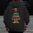 Physics Teacher Christmas Elf Christmas Cheer Men Zip Up Hoodie Back Print, funny design Physics Teacher Christmas Elf Christmas Cheer Men Zip Up Hoodie Back Print, funny design