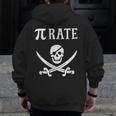Pi Day Pi Rate Pirate For Teachers Men Zip Up Hoodie Back Print, funny design Pi Day Pi Rate Pirate For Teachers Men Zip Up Hoodie Back Print, funny design