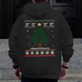 Pi Tree Christmas Math Teacher Ugly Sweater Men Women Kids Men Zip Up Hoodie Back Print, funny design Pi Tree Christmas Math Teacher Ugly Sweater Men Women Kids Men Zip Up Hoodie Back Print, funny design