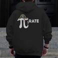 Pirate Pi Math Pie Halloween Costume Teacher Men Women Men Zip Up Hoodie Back Print, funny design Pirate Pi Math Pie Halloween Costume Teacher Men Women Men Zip Up Hoodie Back Print, funny design
