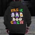 Pre-K Boo Crew Cute Ghost Halloween Costume Teacher Student For Men Women Kids Men Zip Up Hoodie Back Print, funny design Pre-K Boo Crew Cute Ghost Halloween Costume Teacher Student For Men Women Kids Men Zip Up Hoodie Back Print, funny design