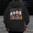 Pre-K Boo Crew Ghost Halloween Teacher Student Men Zip Up Hoodie Back Print, funny design Pre-K Boo Crew Ghost Halloween Teacher Student Men Zip Up Hoodie Back Print, funny design