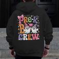 Pre-K Boo Crew Pre-K Teacher Student Kids Halloween Men Zip Up Hoodie Back Print, funny design Pre-K Boo Crew Pre-K Teacher Student Kids Halloween Men Zip Up Hoodie Back Print, funny design