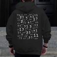 PrimNumbers Teacher Nerd Science Student Logic Math Men Zip Up Hoodie Back Print, Science Teacher Gifts, funny design PrimNumbers Teacher Nerd Science Student Logic Math Men Zip Up Hoodie Back Print, Science Teacher Gifts, funny design