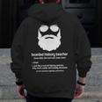 Professor Ancient Teaching Education Bearded History Teacher Men Zip Up Hoodie Back Print, History Teacher Gifts, funny design Professor Ancient Teaching Education Bearded History Teacher Men Zip Up Hoodie Back Print, History Teacher Gifts, funny design