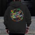 Progress Over Perfection Caterpillar Back To School Teacher Men Zip Up Hoodie Back Print, funny design Progress Over Perfection Caterpillar Back To School Teacher Men Zip Up Hoodie Back Print, funny design