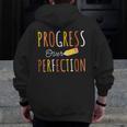 Progress Over Perfection Teacher Pencil Back-To-School Men Zip Up Hoodie Back Print, funny design Progress Over Perfection Teacher Pencil Back-To-School Men Zip Up Hoodie Back Print, funny design