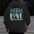 I Promise To Teach Love Hanukkah Chanukah Jewish Teacher Men Zip Up Hoodie Back Print, funny design I Promise To Teach Love Hanukkah Chanukah Jewish Teacher Men Zip Up Hoodie Back Print, funny design