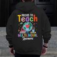 Proud To Teach Multilingual Learner ESL English Teacher Men Zip Up Hoodie Back Print, Esl Teacher Gifts, English Teacher Gifts, funny design Proud To Teach Multilingual Learner ESL English Teacher Men Zip Up Hoodie Back Print, Esl Teacher Gifts, English Teacher Gifts, funny design