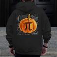 Pumpkin Pie Halloween Thanksgiving Math Teacher Pi Day Men Zip Up Hoodie Back Print, funny design Pumpkin Pie Halloween Thanksgiving Math Teacher Pi Day Men Zip Up Hoodie Back Print, funny design