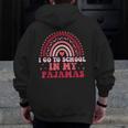 Rainbow Homeschool Mom Teacher I Go To School In My Pajamas Men Zip Up Hoodie Back Print, Couple Gifts, funny design Rainbow Homeschool Mom Teacher I Go To School In My Pajamas Men Zip Up Hoodie Back Print, Couple Gifts, funny design