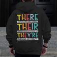 There Their They’Re Grammar Joke For English Teacher Student Men Zip Up Hoodie Back Print, English Teacher Gifts, funny design There Their They’Re Grammar Joke For English Teacher Student Men Zip Up Hoodie Back Print, English Teacher Gifts, funny design