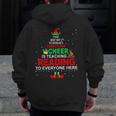 Reading Teacher Christmas Shirt Elf Christmas Cheer For Men Women Men Zip Up Hoodie Back Print, funny design Reading Teacher Christmas Shirt Elf Christmas Cheer For Men Women Men Zip Up Hoodie Back Print, funny design