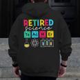Retired Science Teacher Periodic Table Teacher Life Men Zip Up Hoodie Back Print, Science Teacher Gifts, funny design Retired Science Teacher Periodic Table Teacher Life Men Zip Up Hoodie Back Print, Science Teacher Gifts, funny design