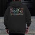 Retro Early Intervention Teacher Intervention Specialist Men Zip Up Hoodie Back Print, funny design Retro Early Intervention Teacher Intervention Specialist Men Zip Up Hoodie Back Print, funny design
