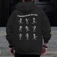 Retro Halloween Kindergarten Teacher Skeleton Trick Or Treat Men Women Kids Men Zip Up Hoodie Back Print, funny design Retro Halloween Kindergarten Teacher Skeleton Trick Or Treat Men Women Kids Men Zip Up Hoodie Back Print, funny design