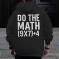 Retro Do The Math Teacher For Men Women Kid Boy Girl Men Zip Up Hoodie Back Print, funny design Retro Do The Math Teacher For Men Women Kid Boy Girl Men Zip Up Hoodie Back Print, funny design