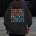 Retro Wildflower Early Intervention Teacher Interventionist Men Zip Up Hoodie Back Print, funny design Retro Wildflower Early Intervention Teacher Interventionist Men Zip Up Hoodie Back Print, funny design