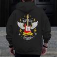 Rockin 50 Days Of School 50th Day Of School Teacher Student Men Women Girls Kids Men Zip Up Hoodie Back Print, funny design