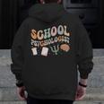 School Psychologist Teacher Psychology School Psychologist Men Zip Up Hoodie Back Print, funny design School Psychologist Teacher Psychology School Psychologist Men Zip Up Hoodie Back Print, funny design