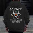Science It's Like Magic But Real Teachers Students Scientist Men Zip Up Hoodie Back Print, Science Teacher Gifts, funny design Science It's Like Magic But Real Teachers Students Scientist Men Zip Up Hoodie Back Print, Science Teacher Gifts, funny design