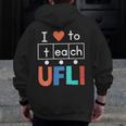 Science Of Reading I Love To Teach UFLI Teacher Literacy Men Zip Up Hoodie Back Print, Science Teacher Gifts, funny design Science Of Reading I Love To Teach UFLI Teacher Literacy Men Zip Up Hoodie Back Print, Science Teacher Gifts, funny design