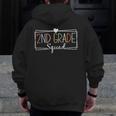 Second Grade Squad Teachers Kids 2nd Grade Back To School Men Zip Up Hoodie Back Print, funny design Second Grade Squad Teachers Kids 2nd Grade Back To School Men Zip Up Hoodie Back Print, funny design
