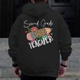 Second Grade Teacher Leopard Pencil 2nd Grade Women Teacher Men Zip Up Hoodie Back Print, 2nd Grade Teacher Gifts, funny design Second Grade Teacher Leopard Pencil 2nd Grade Women Teacher Men Zip Up Hoodie Back Print, 2nd Grade Teacher Gifts, funny design