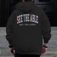 See The Able Not The Label Sped Ed Special Education Teacher Men Zip Up Hoodie Back Print, funny design See The Able Not The Label Sped Ed Special Education Teacher Men Zip Up Hoodie Back Print, funny design