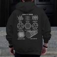 Sheldon Nerdy Forms Carbon Nanotubes Chemistry Teacher Geek Men Zip Up Hoodie Back Print, funny design