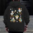 Silly Goose Behavior Analyst RBT ABA Therapy SPED Teacher Men Zip Up Hoodie Back Print, funny design Silly Goose Behavior Analyst RBT ABA Therapy SPED Teacher Men Zip Up Hoodie Back Print, funny design