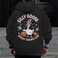 Silly Goose Spooky Teacher Club Halloween Witch Ghost Men Zip Up Hoodie Back Print, funny design Silly Goose Spooky Teacher Club Halloween Witch Ghost Men Zip Up Hoodie Back Print, funny design