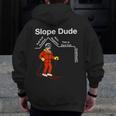 Slope Dude Algebra Geometry Middle School Math Teacher Men Zip Up Hoodie Back Print, funny design