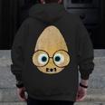 The Smart Seed Good Egg Teacher Halloween Costume Food Group Men Zip Up Hoodie Back Print, funny design The Smart Seed Good Egg Teacher Halloween Costume Food Group Men Zip Up Hoodie Back Print, funny design