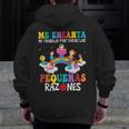 Spanish Teacher Bilingual Teacher Maestra Maestras Men Zip Up Hoodie Back Print, funny design Spanish Teacher Bilingual Teacher Maestra Maestras Men Zip Up Hoodie Back Print, funny design
