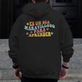 Spanish Teacher Dual Language Bilingual Teacher Cute Preppy Men Zip Up Hoodie Back Print, funny design