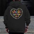 Special Education Squad Dream Team SPED Teacher Appreciation Men Zip Up Hoodie Back Print, funny design Special Education Squad Dream Team SPED Teacher Appreciation Men Zip Up Hoodie Back Print, funny design