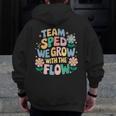 Special Education Teacher Team SPED Grow With The Flow Men Zip Up Hoodie Back Print, funny design Special Education Teacher Team SPED Grow With The Flow Men Zip Up Hoodie Back Print, funny design