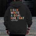 Special Education I Can Write A Goal For That Sped Teacher Men Zip Up Hoodie Back Print, funny design