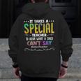 Special Teacher Daycare School Childcare Infant Teacher Men Zip Up Hoodie Back Print, funny design Special Teacher Daycare School Childcare Infant Teacher Men Zip Up Hoodie Back Print, funny design
