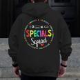Specials Squad Teacher TRIBE Team Back To Primary School Men Women Girls Kids Men Zip Up Hoodie Back Print, funny design